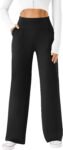 Women's High Waist Wide Leg Yoga Sweatpants with Pockets