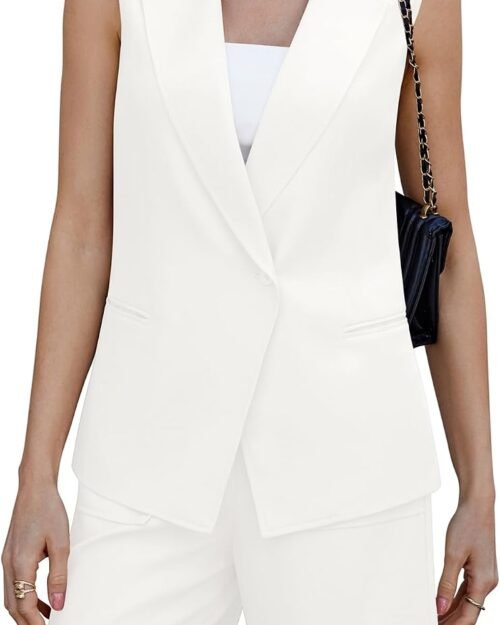 Women's Asymmetrical Vest Notched Collar Blazer Shorts Set