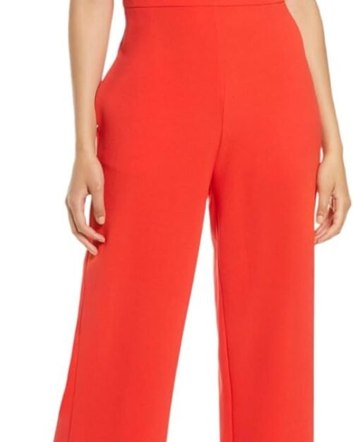 Women's Scoop Neck Crepe Jumpsuit