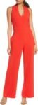 Women's Scoop Neck Crepe Jumpsuit