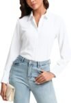 Women's Stretch Long Sleeve Wrinkle-Free Button Down Shirt