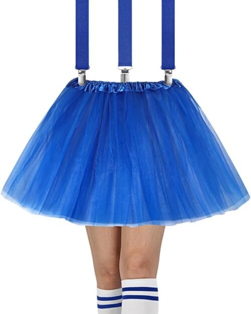 Women's 5-Layer Tulle Tutu Skirt with Adjustable Straps