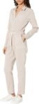 Women's Utility Long Sleeve Tie Detail Jumpsuit