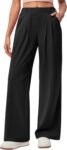 Women's High Waisted Stretchy Wide Leg Work Pants